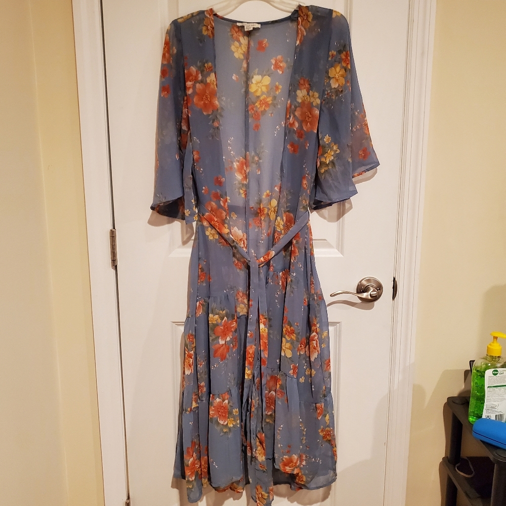 Light blue kimono